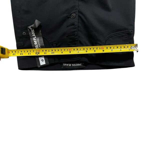 Express Jeans Womens Size 6L Long Extreme Stretch Slim Flare High Rise NWT A45 - Picture 3 of 9